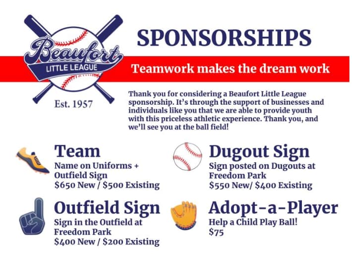 little league sponsorship offers